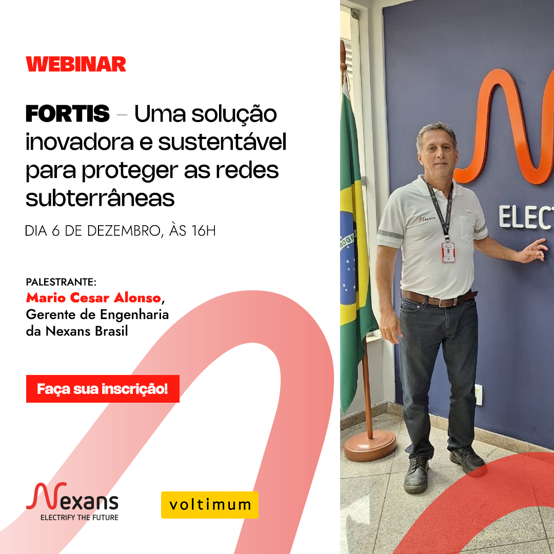 Webinar FORTIS - Uma solução inovadora e sustentável para proteger as redes subterrâneas